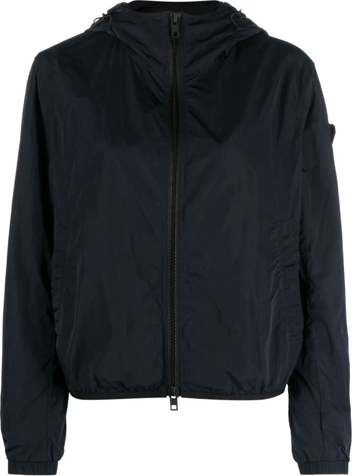 Logo-Patch Sleeve Bomber Jacket