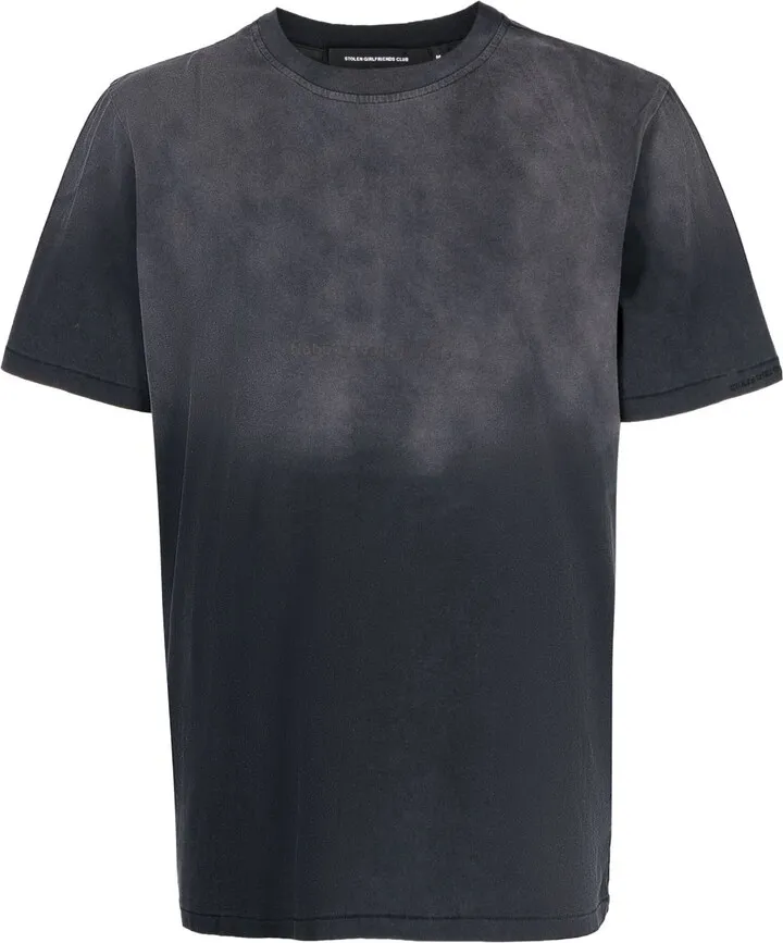 distressed-effect T-shirt