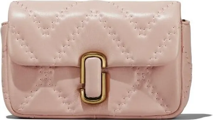 Marc Jacobs Logo Plaque Quilted Shoulder Bag