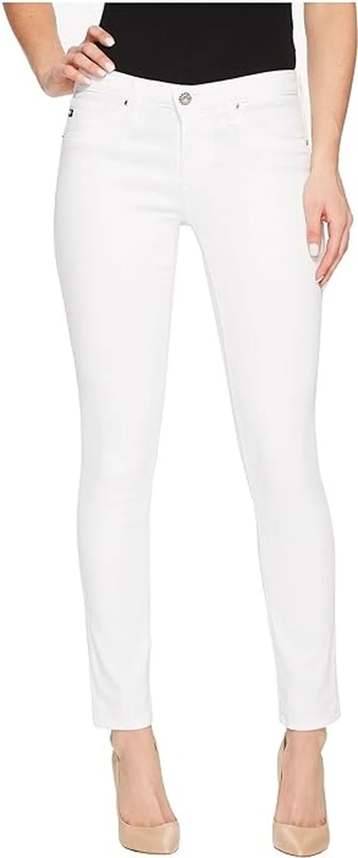 AG Adriano Goldschmied The Legging Ankle in White (White) Women's Jeans