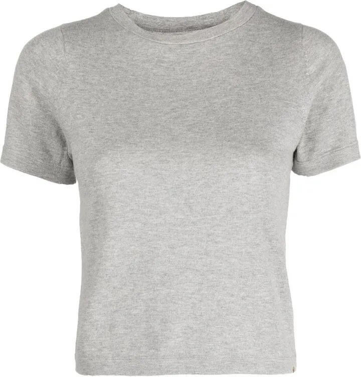crew-neck knit T-shirt
