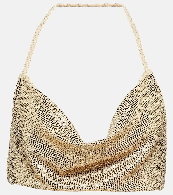 Sequined halterneck bralette