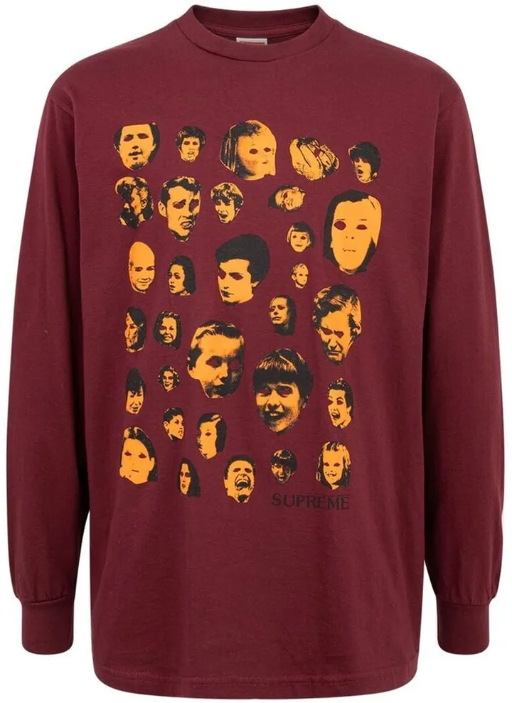 Faces long-sleeve T-shirt