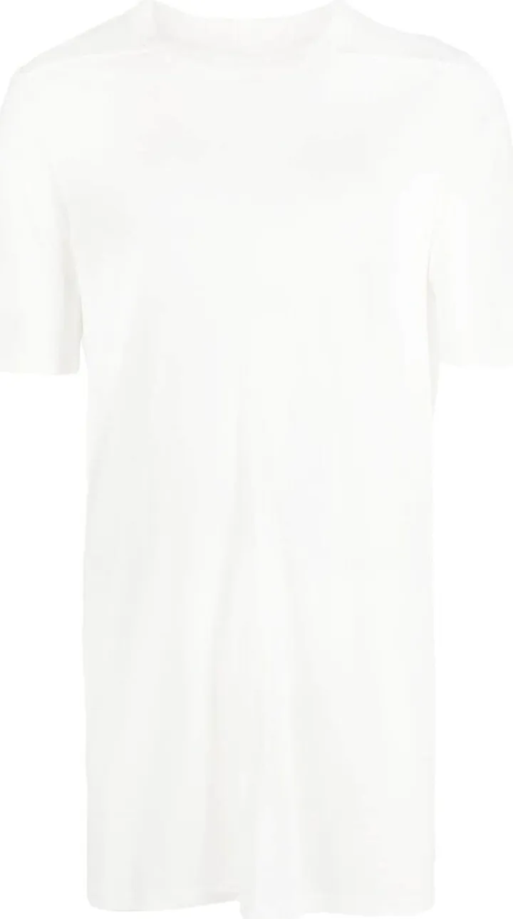 crew neck long-length T-shirt