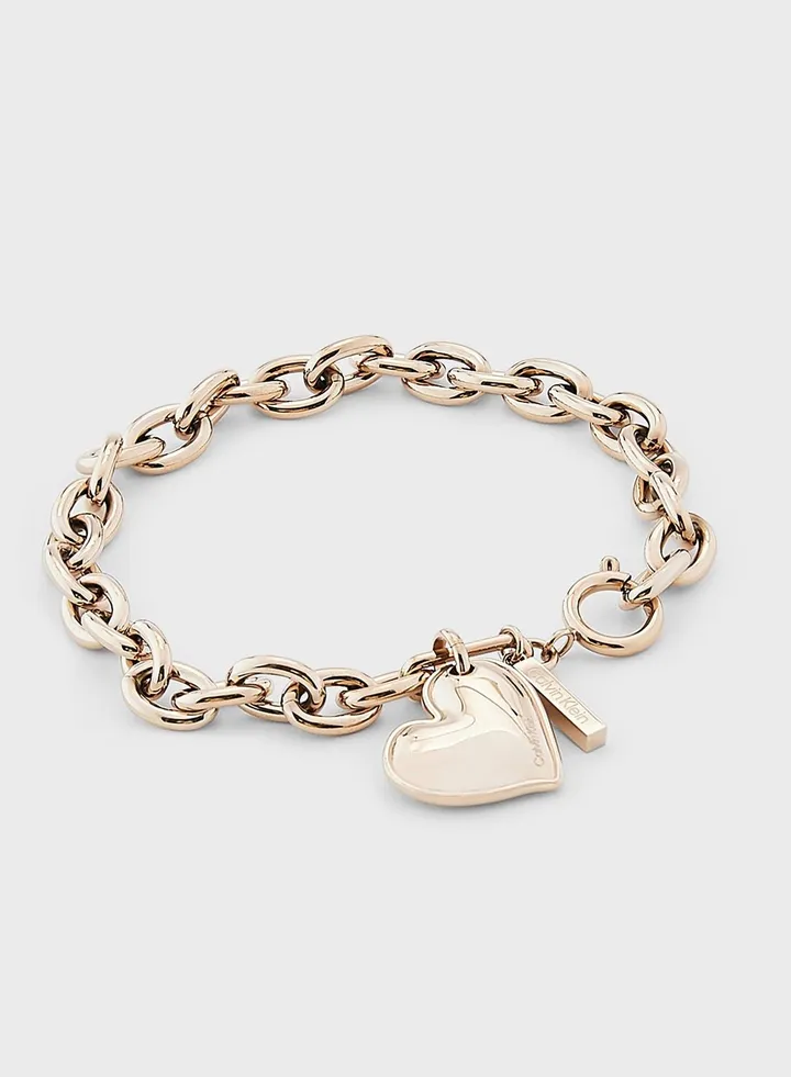 Ionic Plated Carnation Gold Steel Bracelet