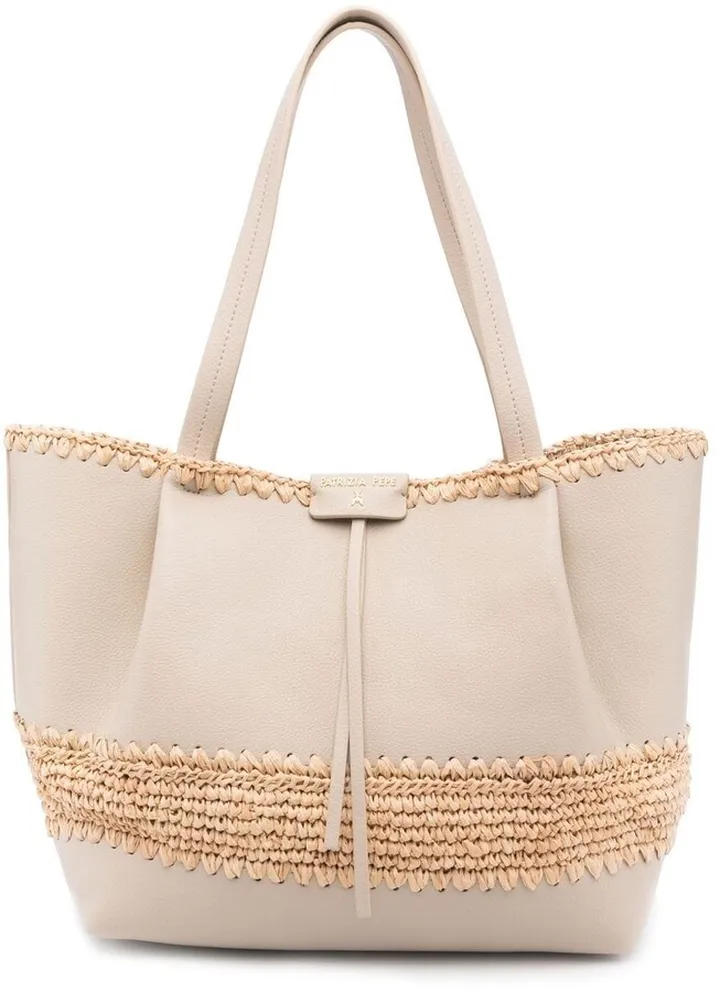 Woven Raffia Shoulder Bag