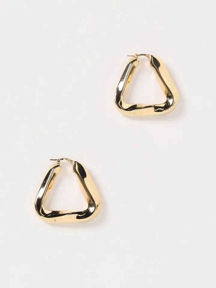 Bottega Veneta Twist silver earrings