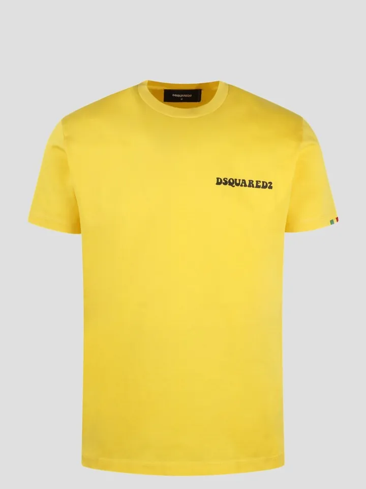 D2 Jamaican Logo T-Shirt by Dsquared.