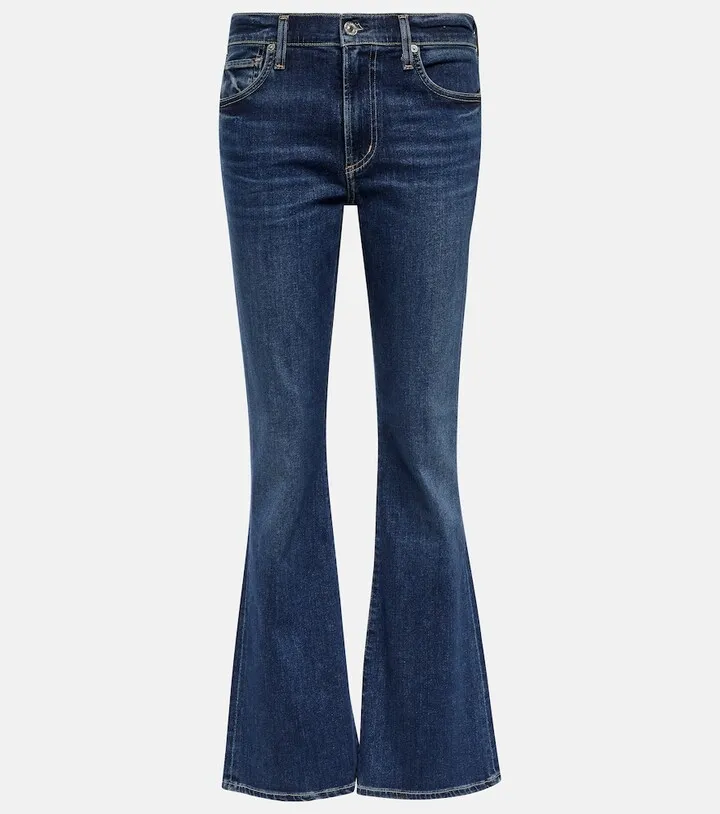 Emannuelle low-rise bootcut jeans