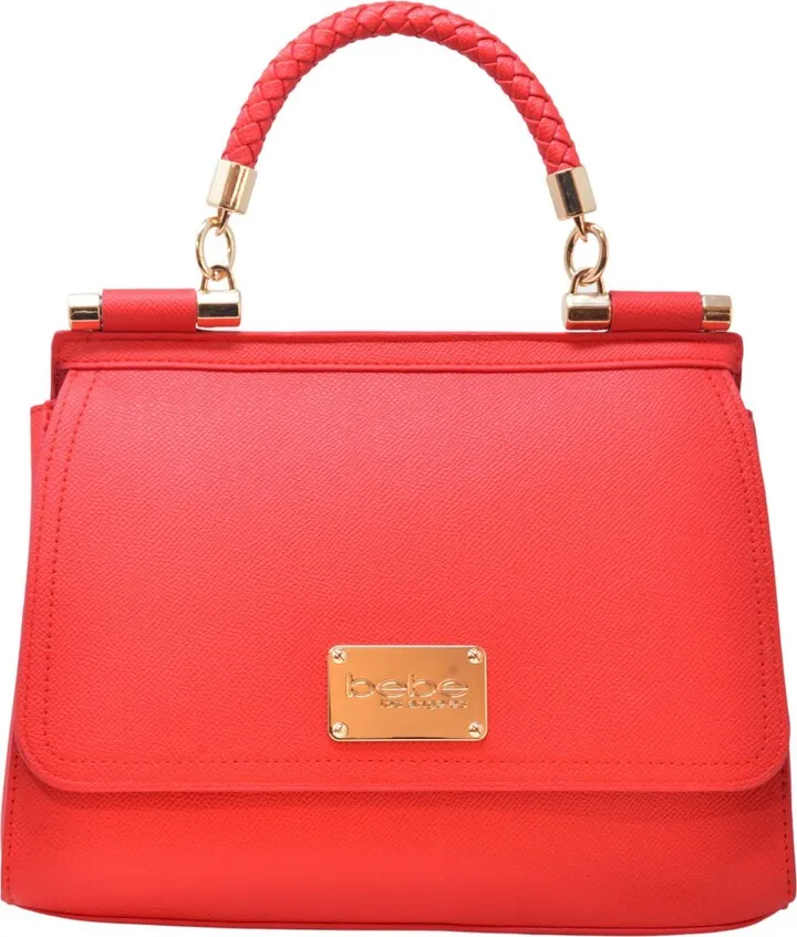 bebe Women's Natalie Top Handle Satchel Bag