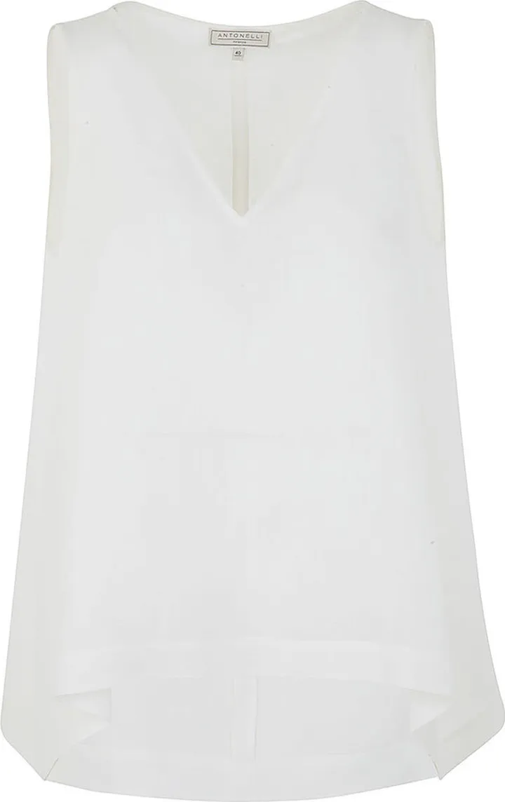 Baobab Linen Sleeveless Asymmetrical Tunic