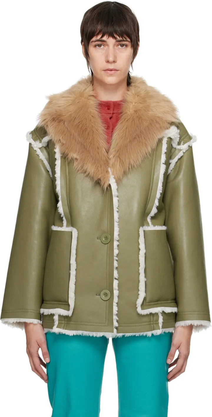 Stand Studio Khaki Angelina Coat