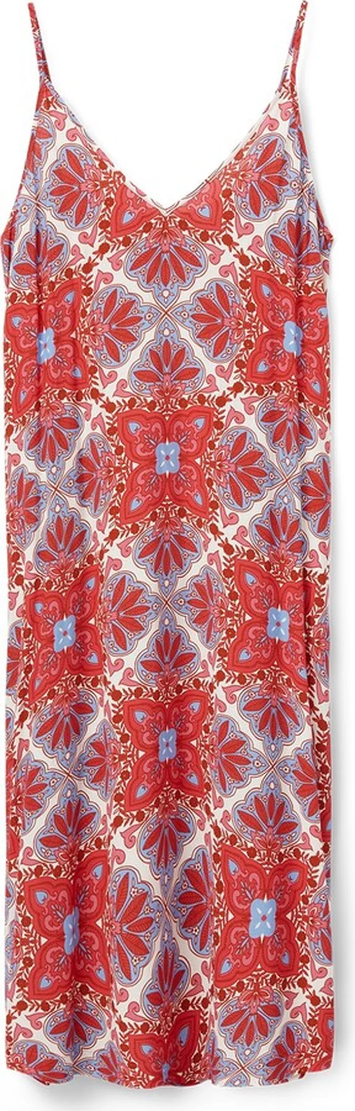 KAREN KANE - Side Slit Midi Dress - Red