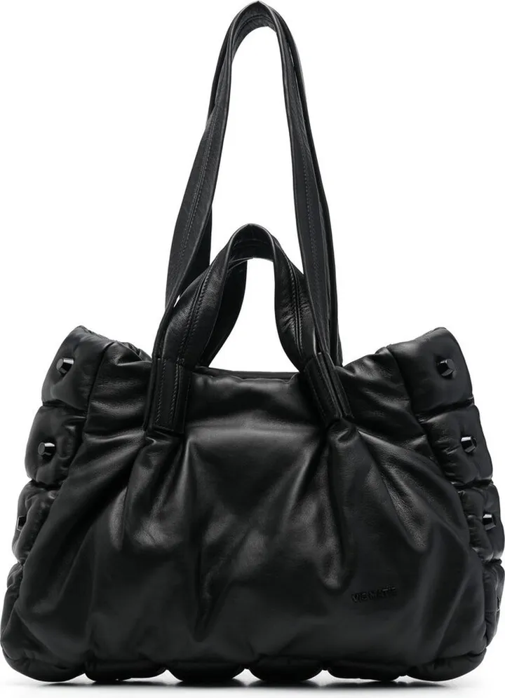 Leather Padded Tote Bag
