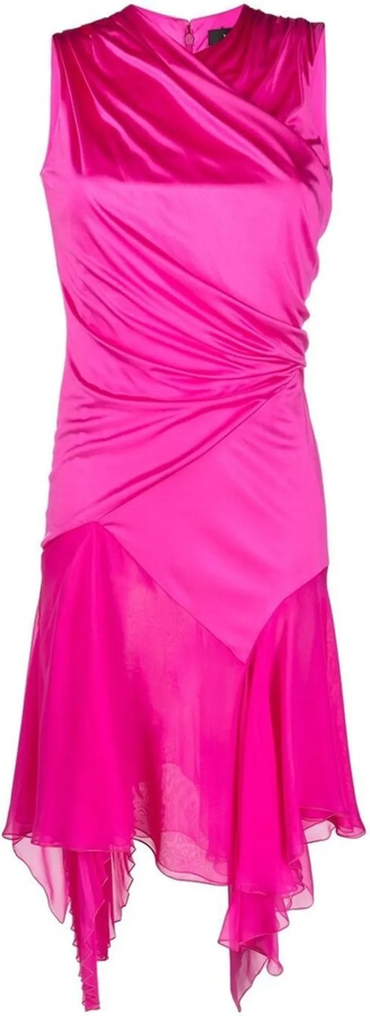 Asymmetric Gathered Dress