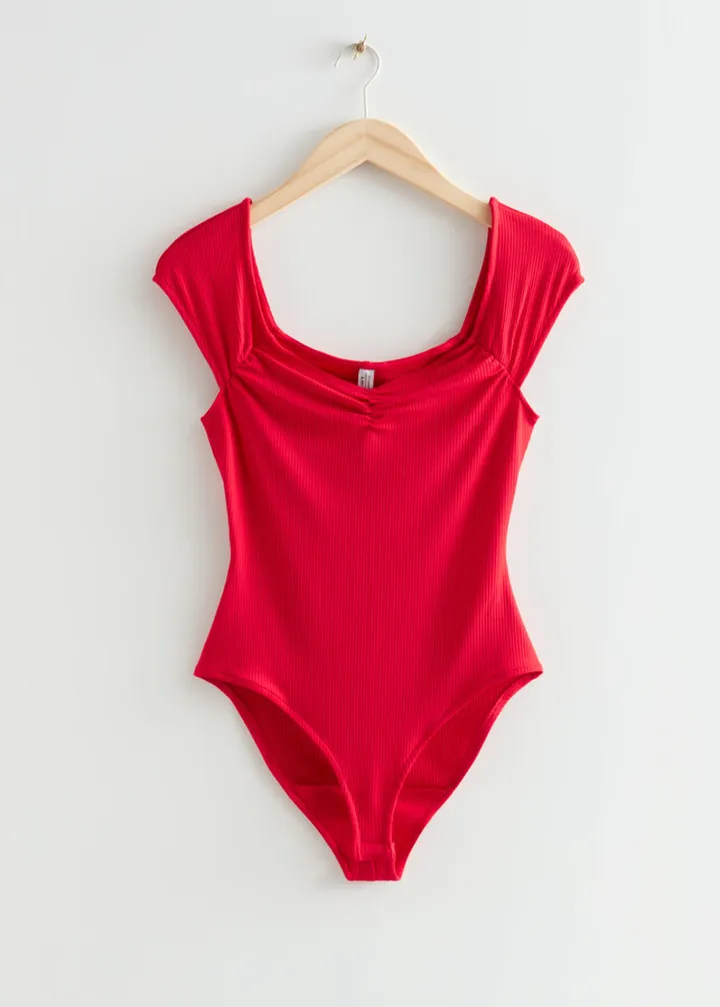 Sweetheart Neck Bodysuit