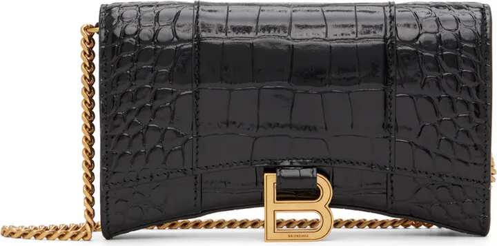 Balenciaga Black Hourglass Bag