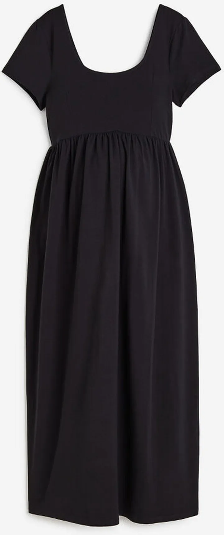 MAMA Square-neck Jersey Dress