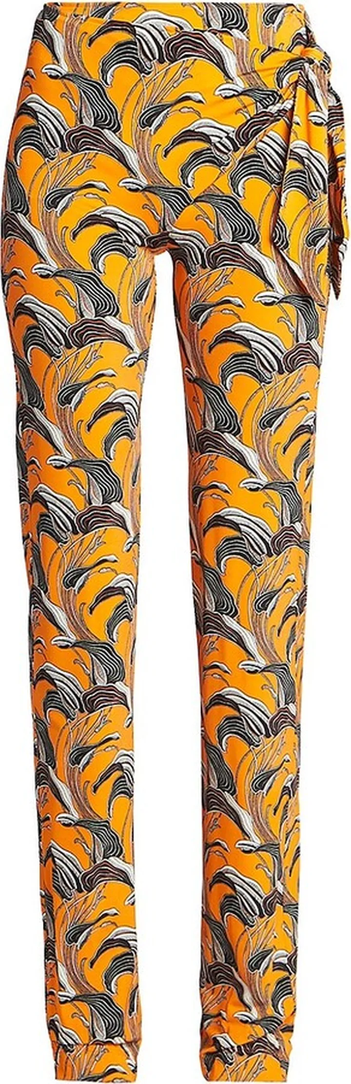 Floral Tie Waist Pants
