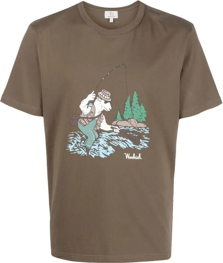 graphic-print cotton T-shirt
