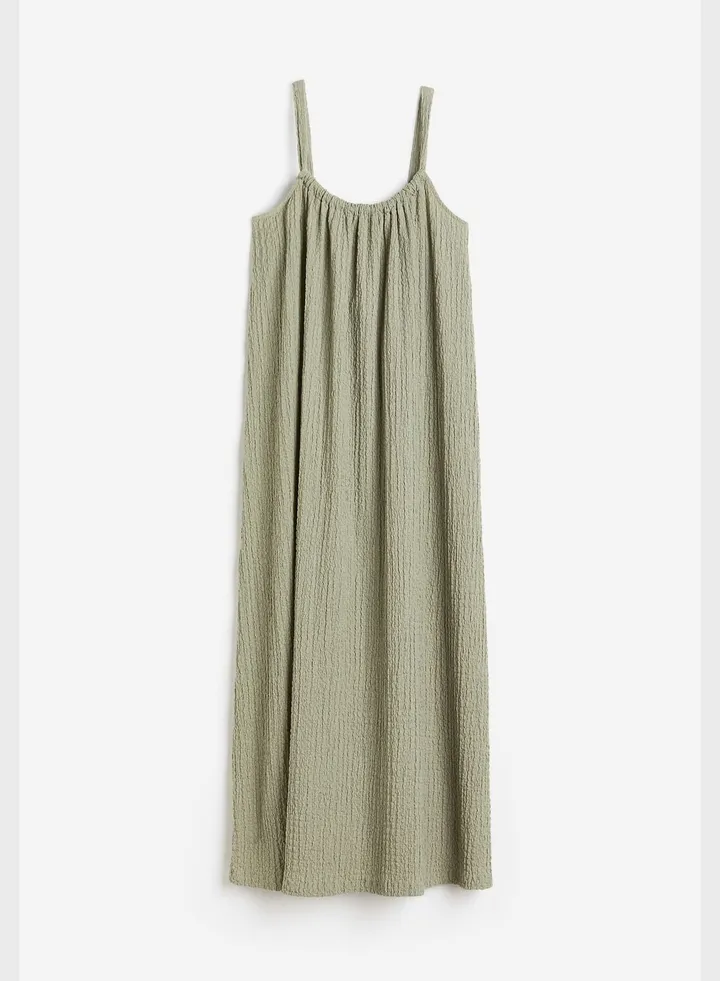 Strappy Crinkled Dress