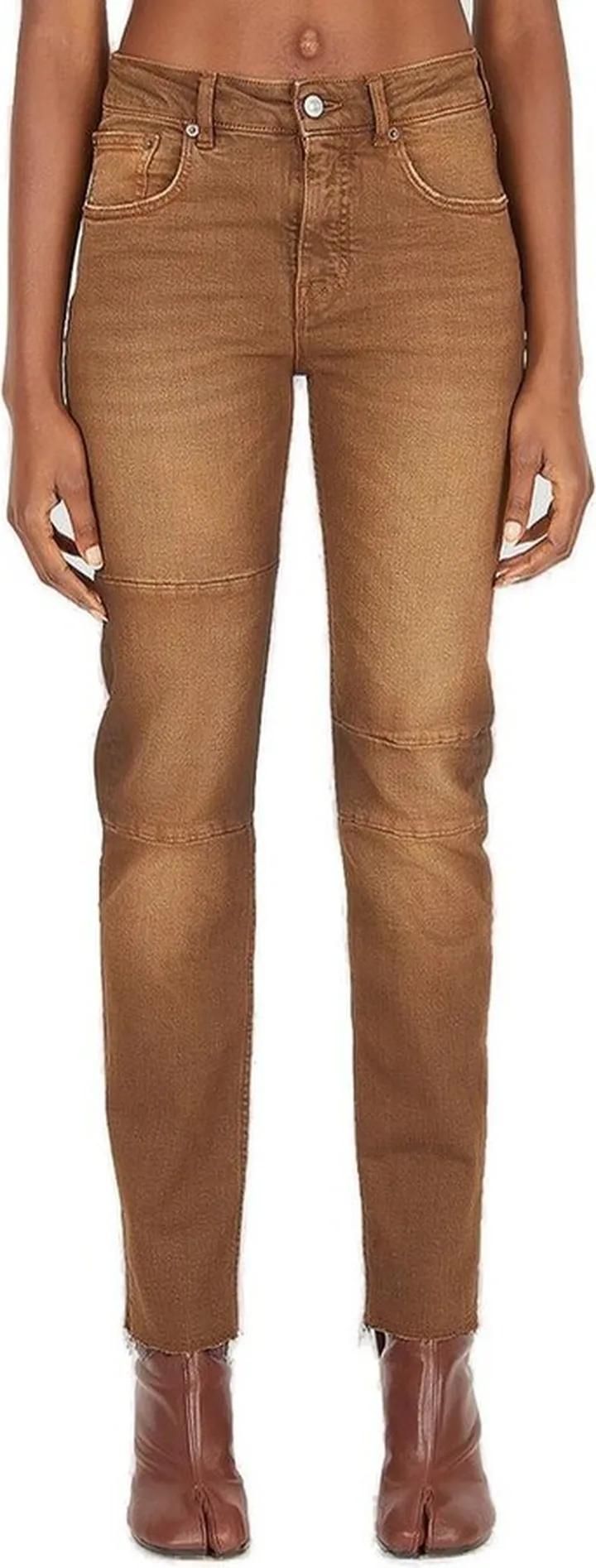 MM6 Maison Margiela High-Rise Skinny Cut Pants