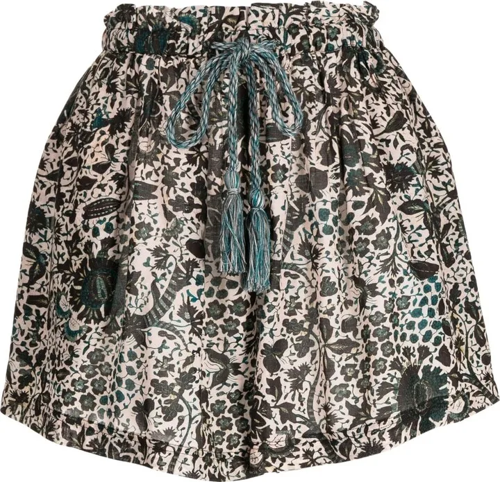 Bijou tied-waist shorts
