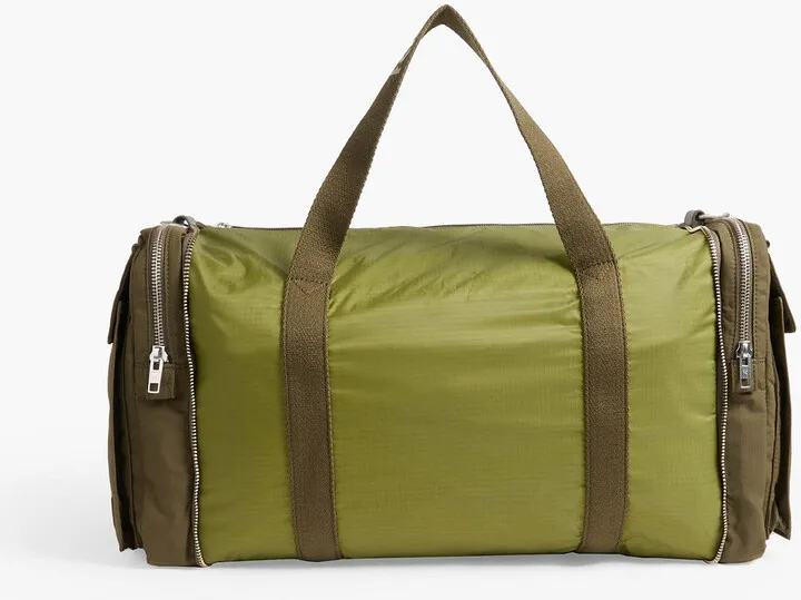 Packable two-tone ripstop weekend bag