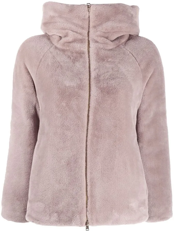 Faux-Fur Hooded Jacket