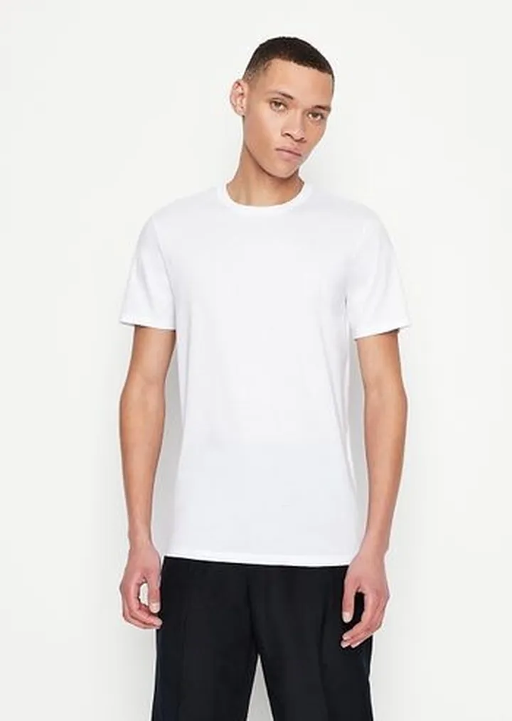 Slim fit short sleeve pima cotton t-shirt