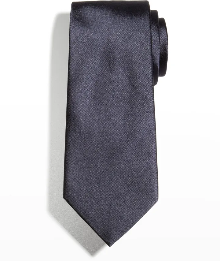Men's Solid Silk Tie