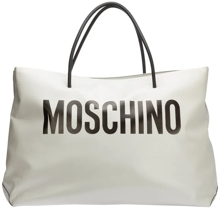 Moschino Logo Print Large Tote Bag