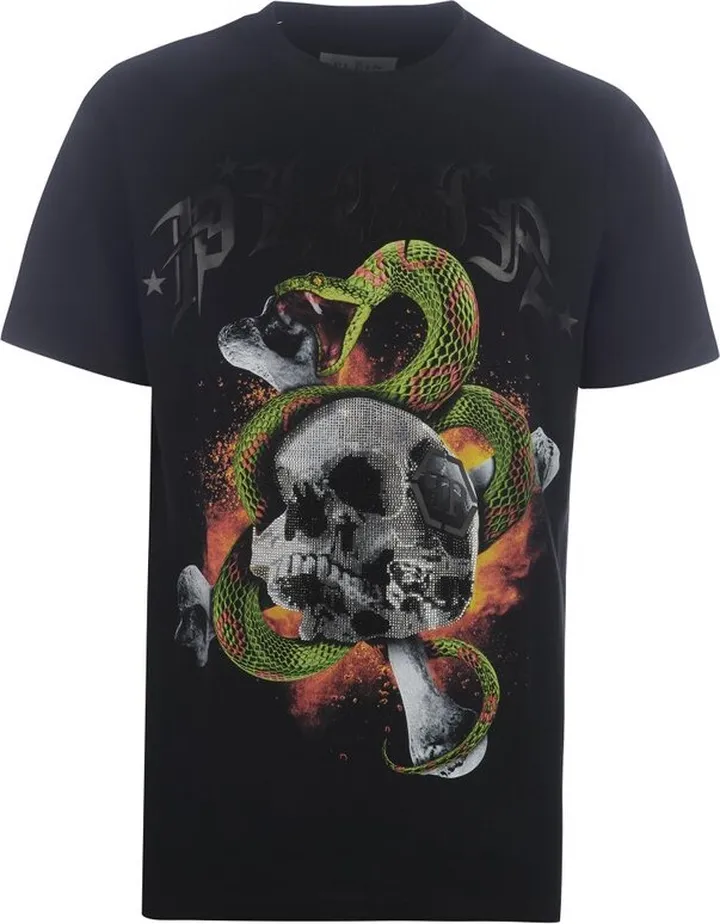 Philipp Plein Skull-Printed Crewneck T-Shirt