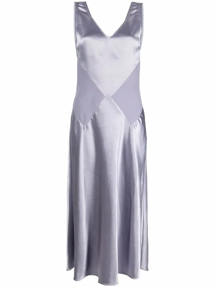 The Paneled slip dress