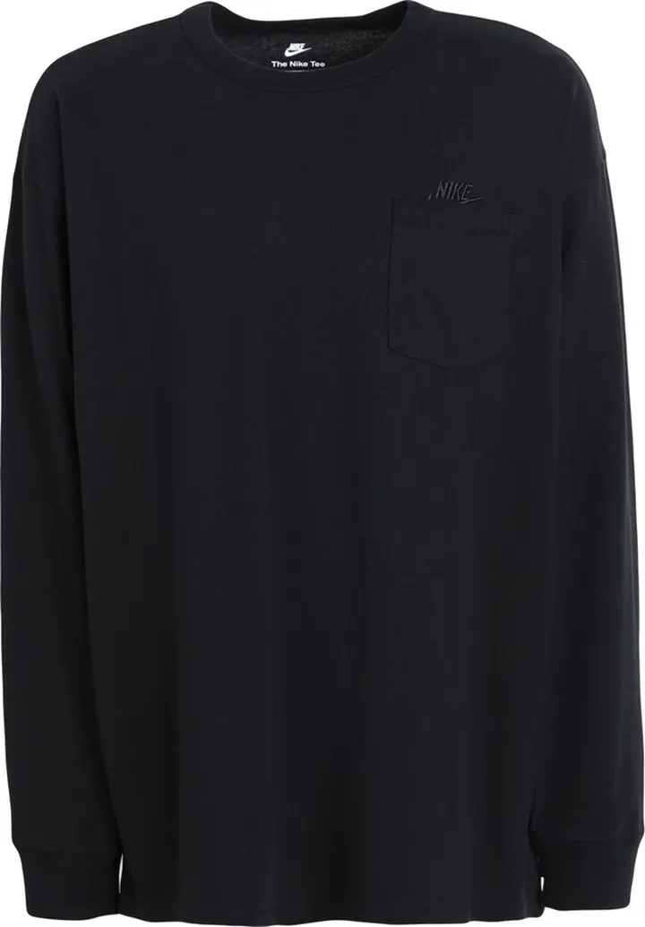 Nike Sportswear Premium Essentials Men's Long-sleeve Pocket T-shirt T-shirt Black