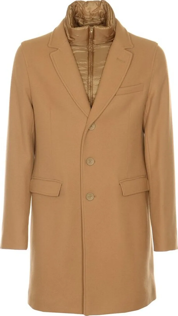 Herno Layered Single-Breasted Coat