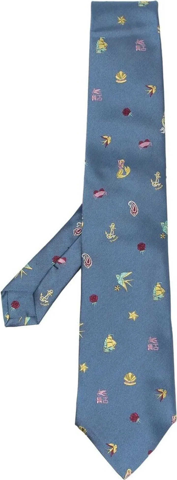 Logo-Embroidered Silk Tie