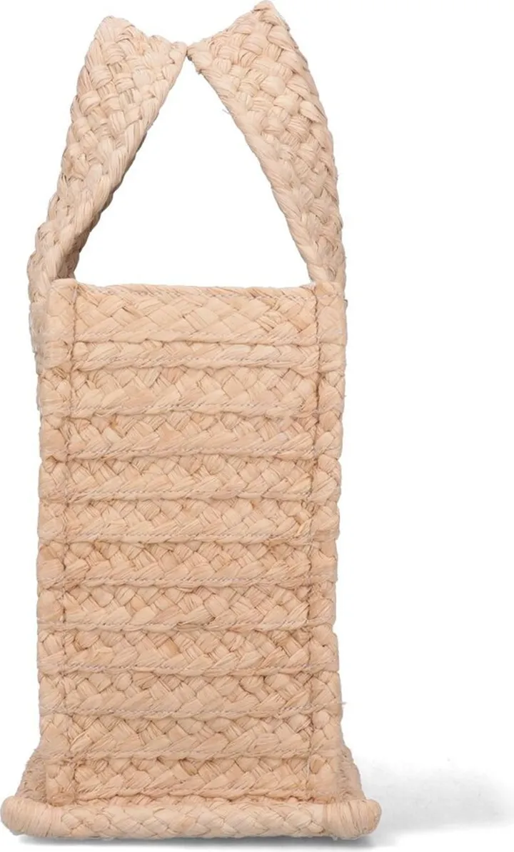 Raffia Mini Tote Bag