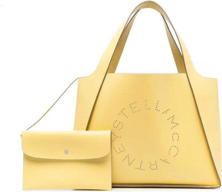 Perforated Logo-Detail Tote Bag
