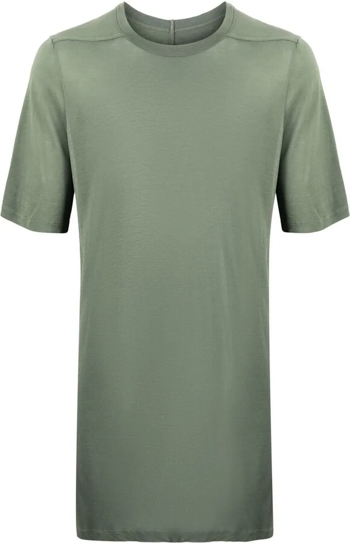 crew neck long-length T-shirt