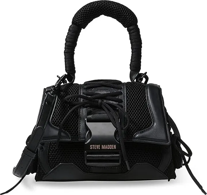 Steve Madden Diego Top-Handle Bag (Black) Handbags
