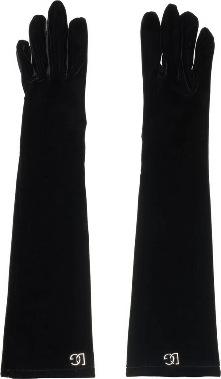 Long Velvet Gloves