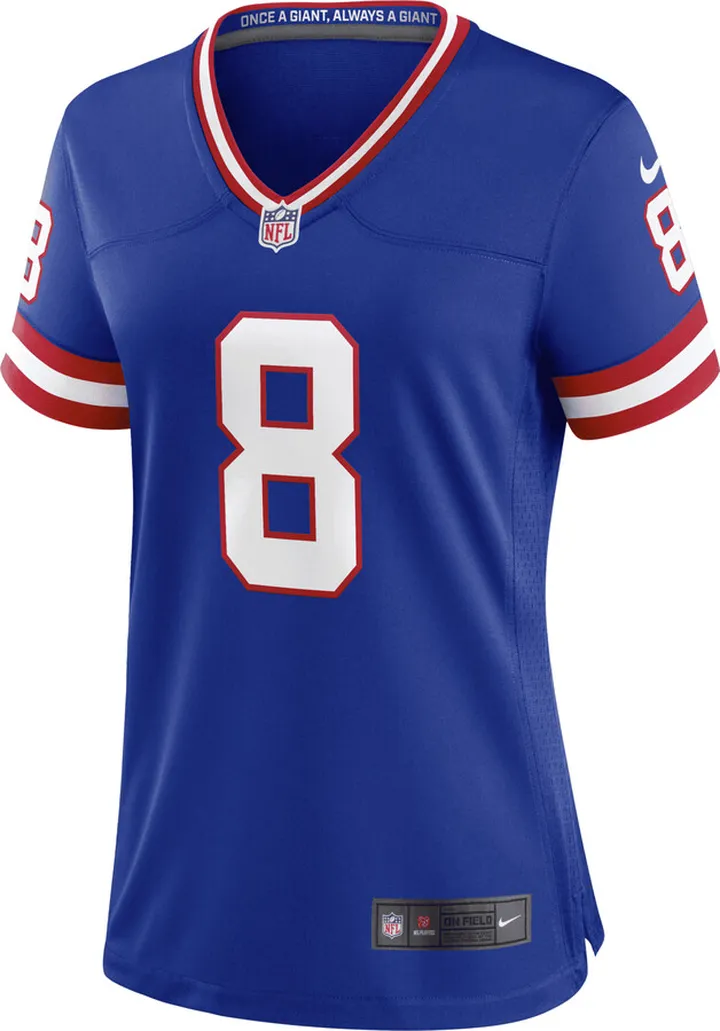 Nike Women's NFL New York Giants (Daniel Jones) Game Football Jersey in Blue