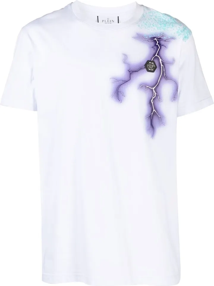 gothic plein print T-shirt