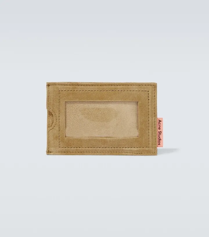 Suede cardholder