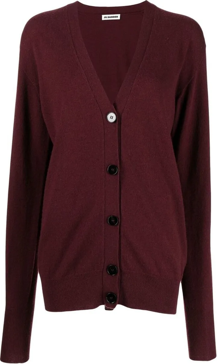V-neck cashmere cardigan
