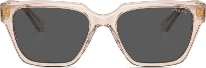Oversize-Frame Logo-Print Sunglasses