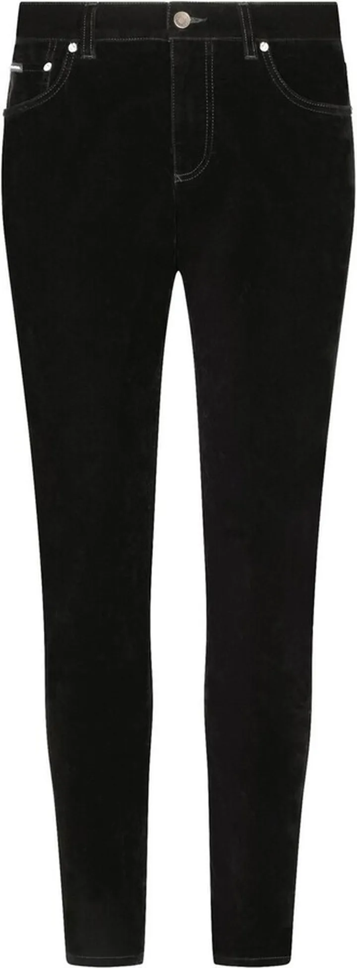 Logo-Plaque Skinny Jeans
