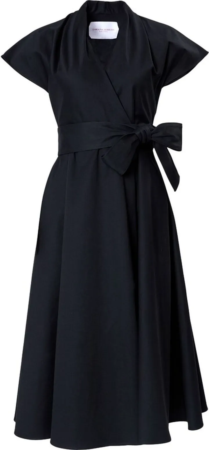 Tied-Waist Midi Dress