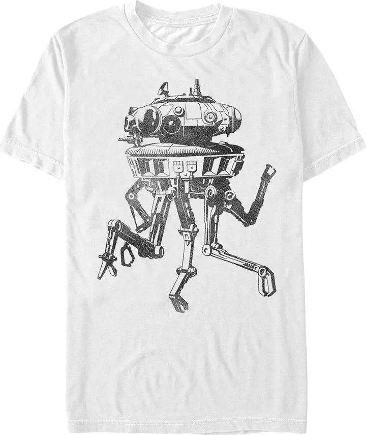 Men's Star Wars Spider Droid T-Shirt - White - Large